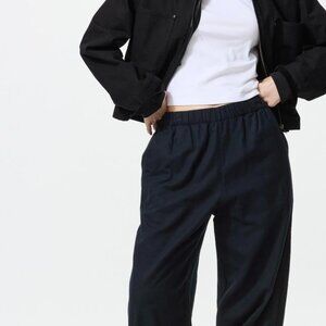 Uniqlo Flannel pants, Black, S